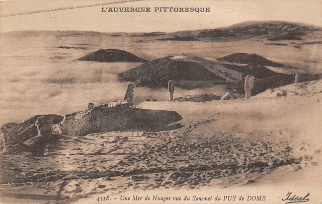 Une Mer de Nuage vue du Sommet du Puy de Dôme - L'AUVERGNE PITTORESQUE