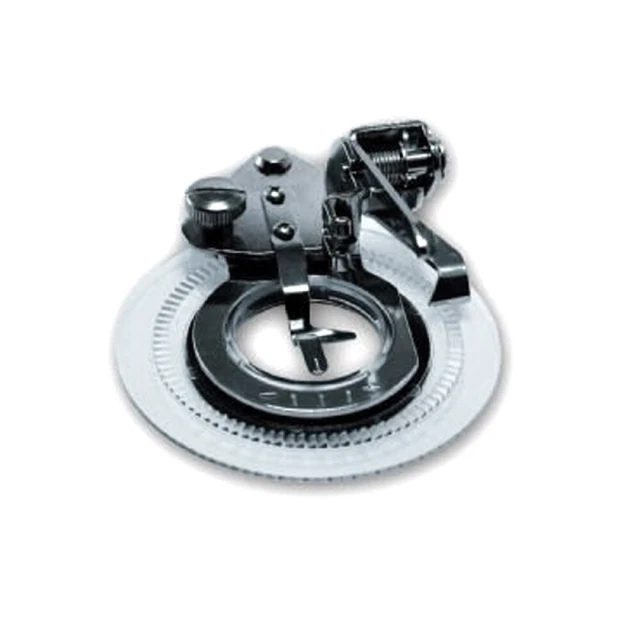 Máquina de coser redonda pie de coser bordado accesorios cremallera Overlock