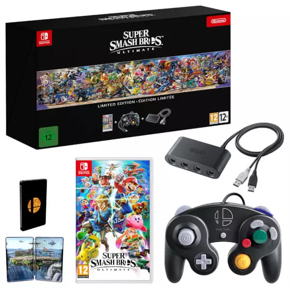Super Smash Bros Ultimate Limited Edition Nintendo Switch Like New Sealed