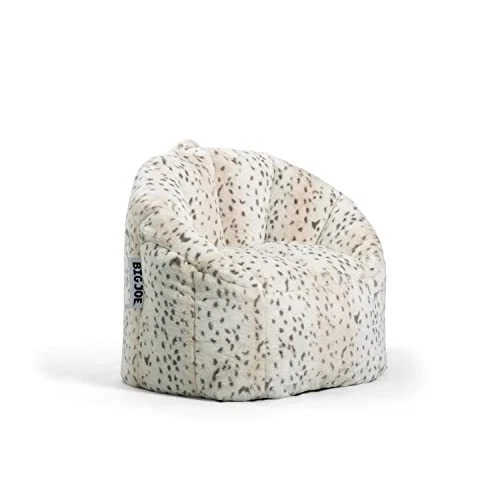 Bean Bag Chair Print Super Soft Fur, 2.5ft Leopard Milano