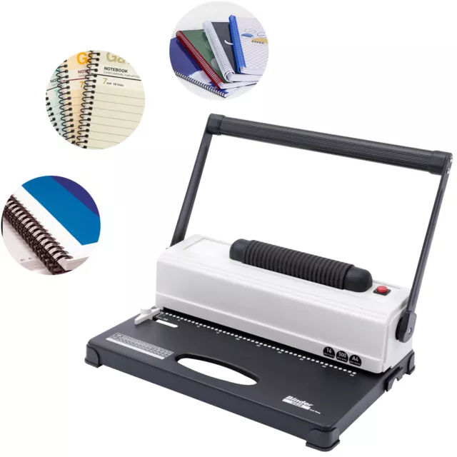 46 Holes Comb Binder Spiral Coil Calendar Binding Machine A4 A5  Punching Manual