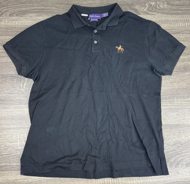 Black ralph lauren online shirt purple horse