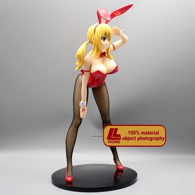 Anime Fairy Tail Lucy Heartfilia Bunny hot girl action Figure Statue Toy Gift