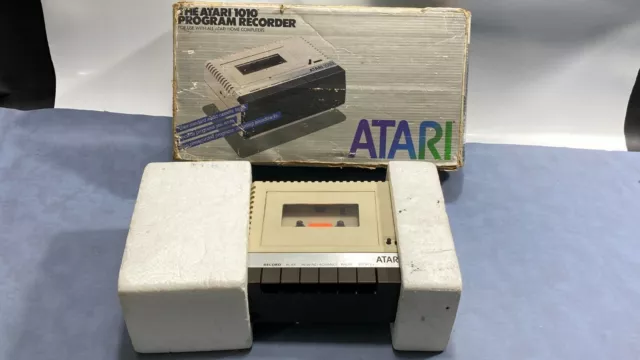 Reproductor de cintas de casete de programa Vintage Atari 1010