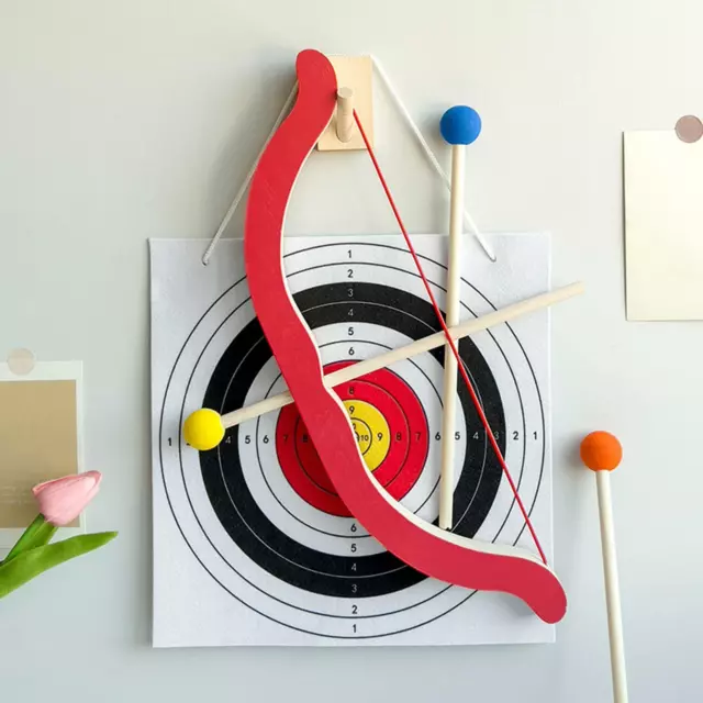 Archery Toy Set Bow and Arrow for Kids Play Target for Garden Girls Children