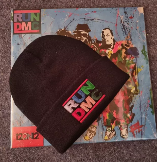 Vinyl RUN DMC LP, 12on12 Limited Edition #of 500, MINT, Artwork & Beanie-Bundle 3