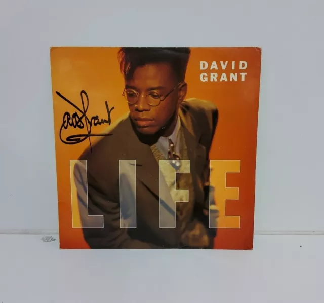 David Grant - Life (LP, 12" Single) (Very Good) SIGNED