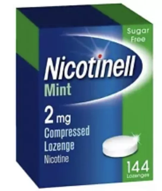 Nicotinell Sabor Como Nuevo 2 mg Nicotina Ayuda para Dejar de Fumar - Pastilla 144 VEN 06/23