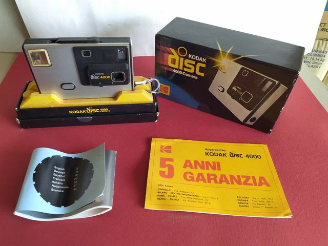 Macchina Fotografica Kodak Disc Camera 4000 Vintage