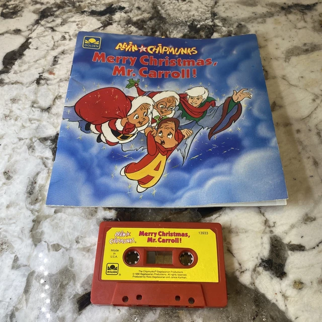 Vintage Golden Story Book n Tape Alvin & The Chipmunks Merry Christmas