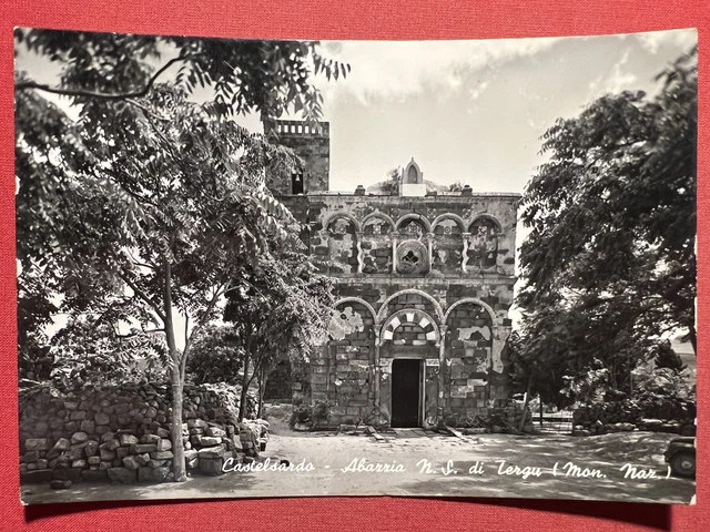 Cartolina - Castelsardo - Abbazia N. S. di Tergu ( Monumento Nazionale ) - 1962