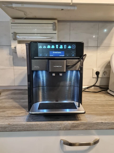 Siemens Eq 6 Plus Extraklasse Te657f09de Test SIEMENS EQ.6 PLUS extraKlasse 1500W Kaffeevollautomat - Dark Inox