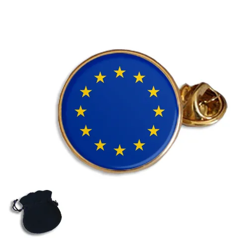 European Union Eu Europe Flag Enamel Lapel Pin Badge Gift