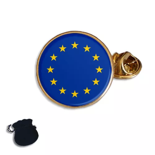 European Union Eu Flag Enamel Lapel Pin Badge Gift
