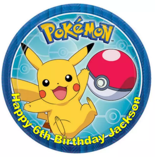  24 Edible Pokemon Cupcake Toppers, Wafer paper edible image,  Poke ball themed Birthday cupcake toppers or Cake decorations, cake stickers