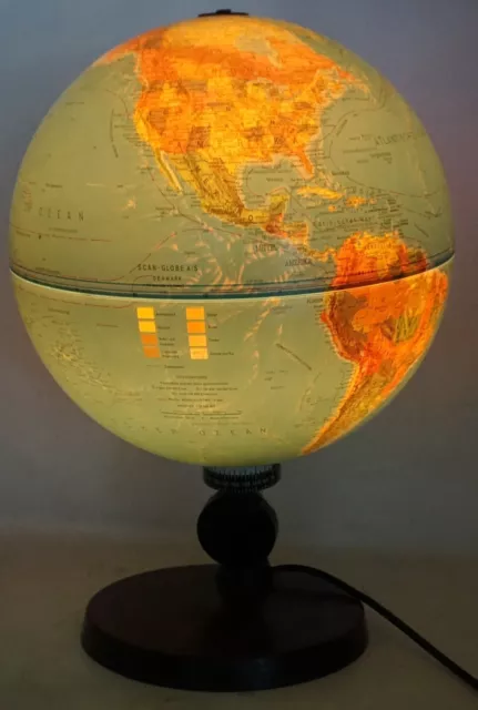 Globus Scan Globe A/S beleuchtet Durchmesser 30cm Made in Denmark