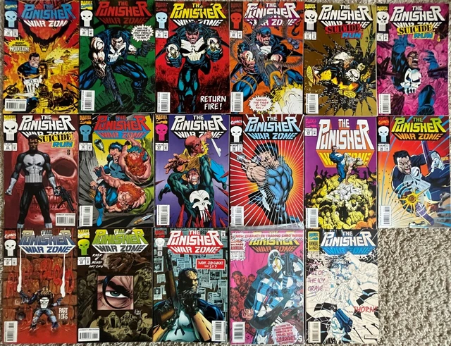 Punisher War Zone Lot #2 Marvel comics series from the 1990s Punisher War Zone Lot #2 Marvel comics series from the 1990s