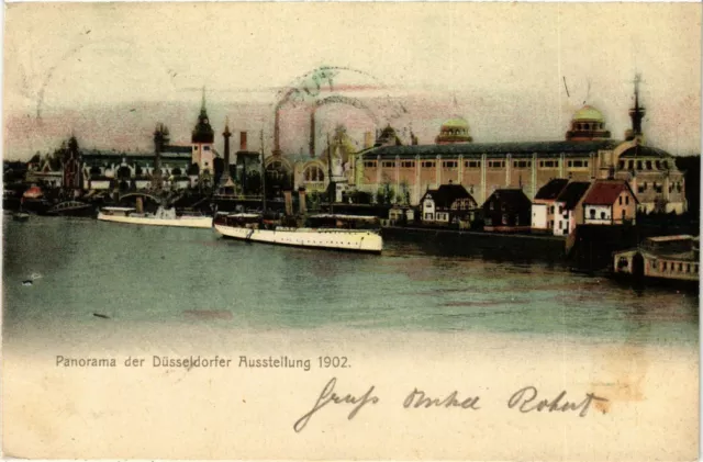 CPA AK Dusseldorf - Panorama - Dusseldorfer Ausstellung - 1902 GERMANY (858592)