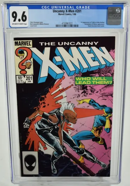 Uncanny X-Men #201 (1986) CGC 9.6 1st App. of Cable as a Baby Marvel Comics
