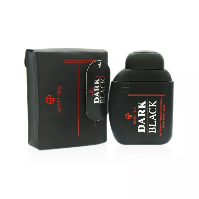 Dark Black Cologne for Men / Eau De Parfum Natural Spray Vaporizateur, 100 ml