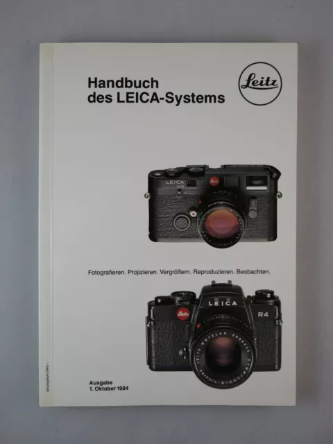 Handbuch des LEICA Systems, Ausgabe 1.Oktober 1884