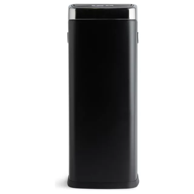 Habitat 30 Litre Square Touch Top Bin - Black