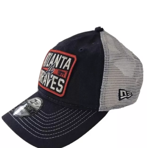 NWT Atlanta Braves New Era 920 9Twenty Devoted D3 OTC Adjustable Trucker Hat