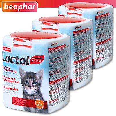 Beaphar Lactol 3 x 500 G Aufzucht-Milch pour Chats