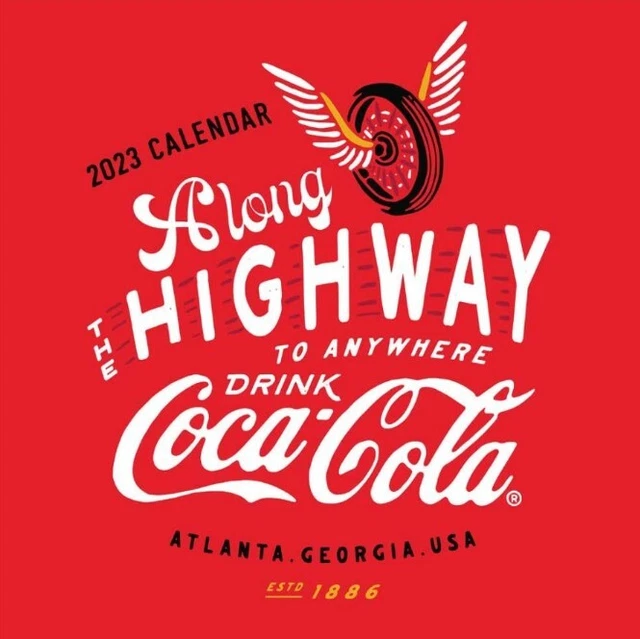 TF Publishing,  Coca Cola Highway 66 2023 Wall Calendar