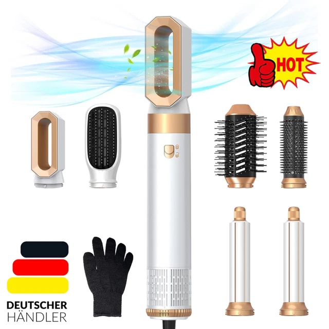 Hairstyler Set 6in1 - Warmluftbürste Mit Lockensta Produktbild-Vorschau 8