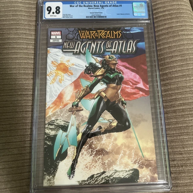War of the Realms New Agents of Atlas #1 Suayan Odyssey CGC 9.8  Trade Variant