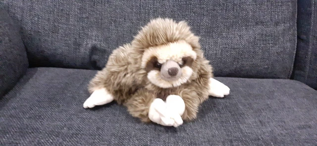 ZSL LONDON ZOO sloth soft toy plush £10.00 - PicClick UK