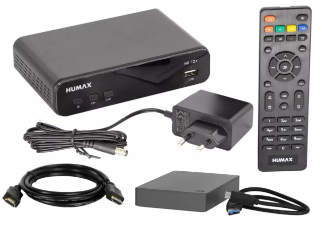 HUMAX Numérique HD Fox Récepteur Satellite HD Numérique Avec Disque Dur