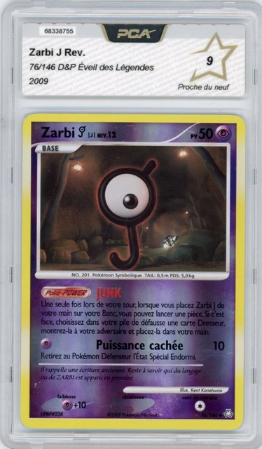 CARTE POKÉMON : Zarbi J Reverse 76/146 - Pca 9 - Dp Eveil Des Legendes ...