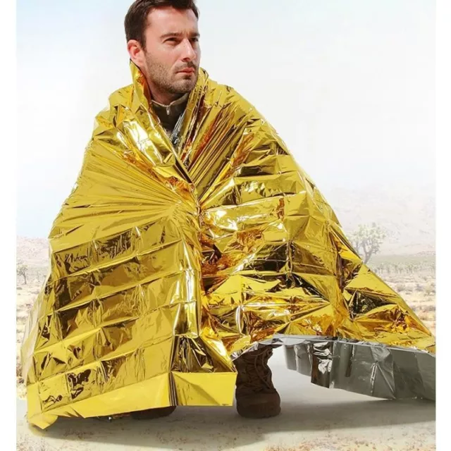 4 x Space Blankets Thermal Emergency Survival Camping Rescue First Aid OZ