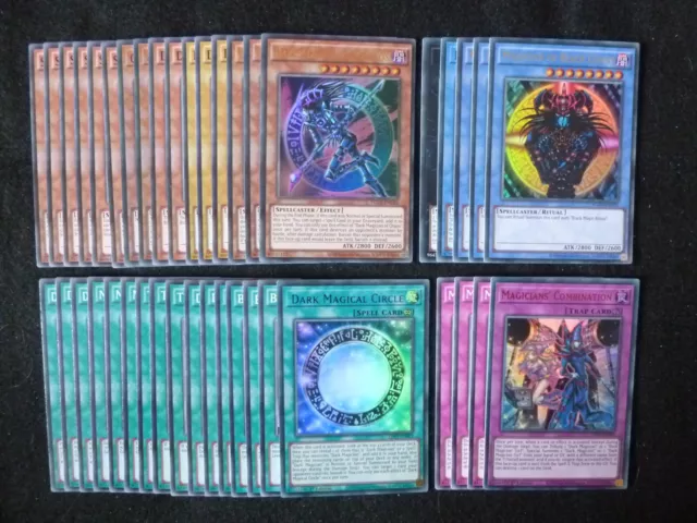 Yu-Gi-Oh 41 Card Dark Magician / Magician Of Black Chaos Deck  *Ready To Play*