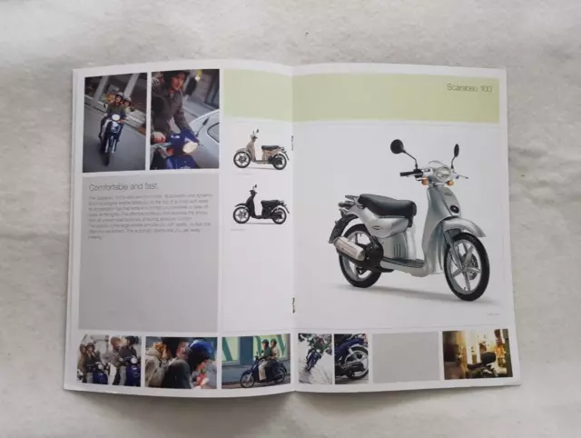 APRILIA SCARABEO 100 Motorcycle Sales Brochure 2000 #5A/2000 3