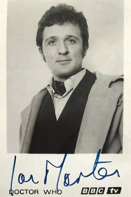 IAN MARTER DOCTOR WHO HARRY SULLIVAN SIGNIERTES AUTOGRAMM 6 x 4 VORGEDRUCKTES FOTO