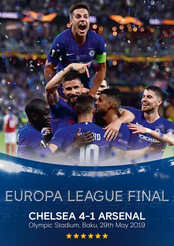 2019 Europa League Final - Chelsea 4 Arsenal 1 DVD (2019) Chelsea FC cert E