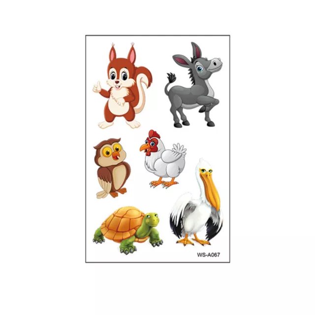 10 Pieces Sticker Party Tattoos Kids Fake Tattoos Child Removable Tattoos