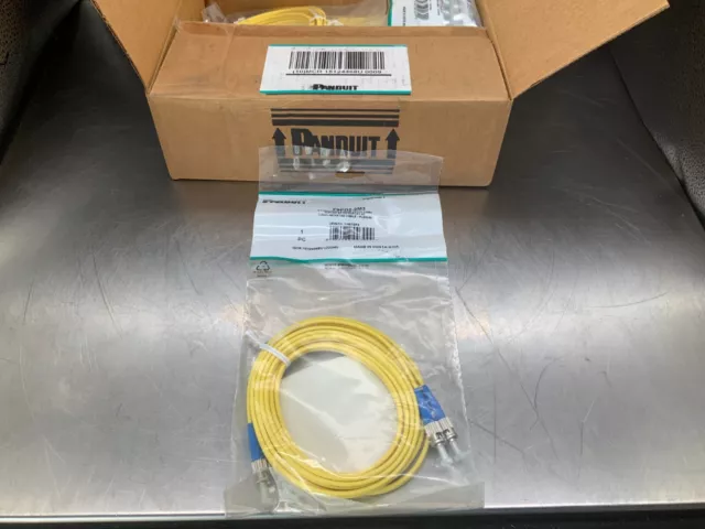 (10) Panduit F9PD2-2M3 9/125um Single Mode Patch Cords 3 meters