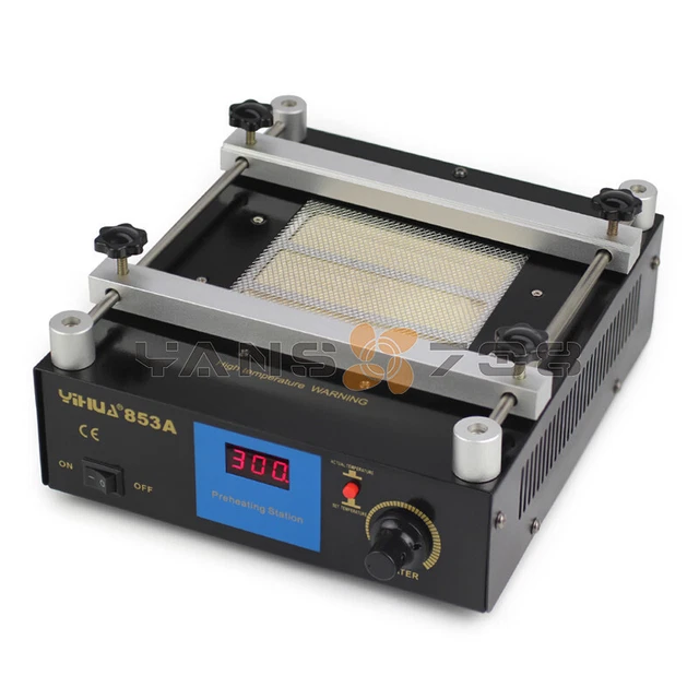 Nuova saldatrice aria calda preriscaldata 600 W YIHUA-853A stazione di riparazione riparazione BGA