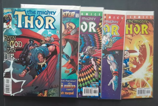 The Mighty Thor Vol 2 #29  #32 #38 #39 #40 All 9.0 All VF/NM Or Better