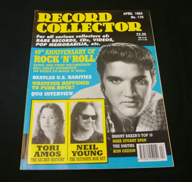 Record Collector Magazine April 1994 No. 176 Elvis Neil Young Tori Amos