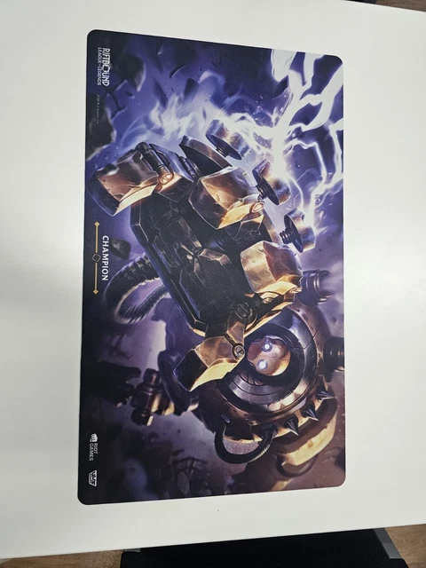 RIFTBOUND SUMMONER'S SKIRMISH Champion Blitzcrank Playmat $500.00 ...