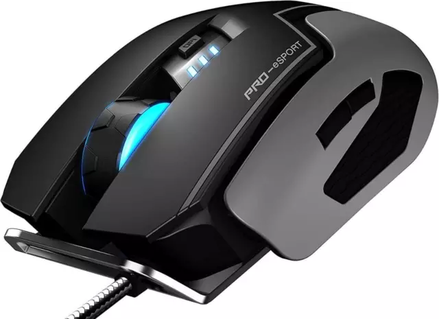 ThunderX3 TM60 mouse da gioco 9800 laser retroilluminazione LED interruttore meccanico Omron