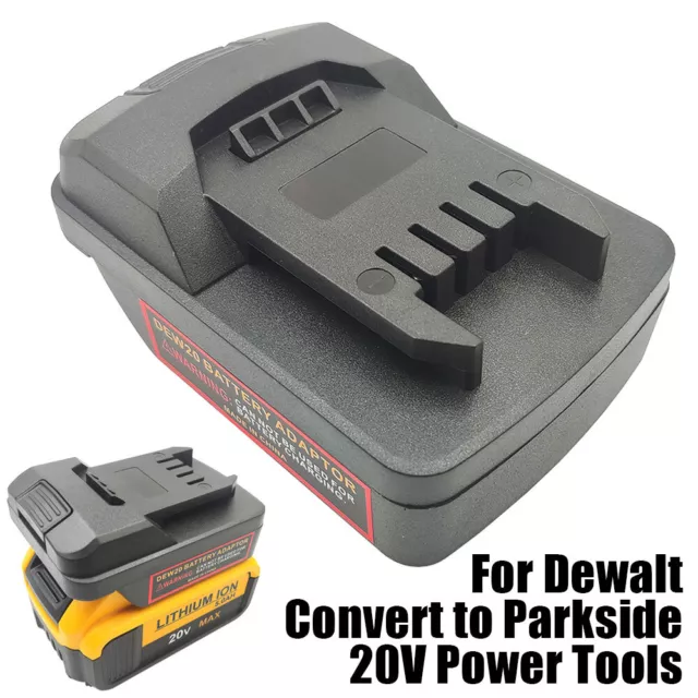 Adattatore batteria utensili di alimentazione per Dewalt 18/20 V MAX convertitore agli ioni di litio in Parkside 20 V