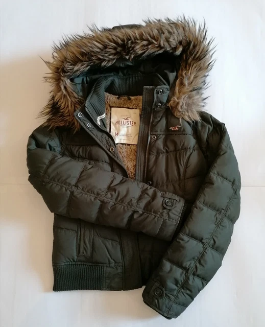 HOLLISTER CALIFORNIA PIUMINO Donna giubbotto imbottito USA Taglia