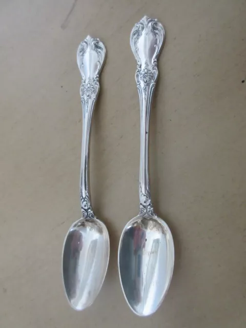 (2) Towle Old Master Sterling Demitasse Spoons  NO monograms