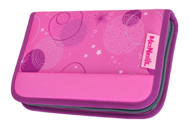 McNeill Pencil Case with Pens Federmäppchen Mäppchen Pinky rosa beere